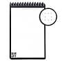 Rocketbook Mini Reusable Smart Notepad, 3.5" x 5.5", Dot-Grid Ruled, 48 Sheets, Blue (EVR-M-RC-CDF-FR)~#|#~sp128565728_sc7