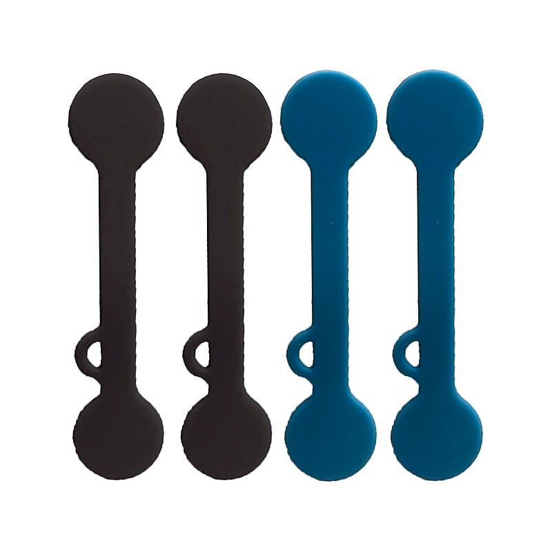Cordinate Magnetic Cable Clips, Assorted Colors, 4/Pack (46100) image 1