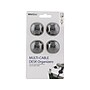 Vivitar Multi-Cable Desk Organizer, Black, 4/Pack (QUB1100LGNBLKT3)~#|#~sp128645468_sc7