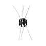 Vivitar Multi-Cable Desk Organizer, Black, 4/Pack (QUB1100LGNBLKT3)~#|#~sp128645470_sc7