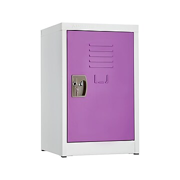 AdirOffice 24" Steel Single Tier Purple Storage Locker (629-02-PUR)