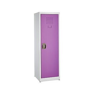 AdirOffice 48" Steel Single Tier Purple Storage Locker  (629-01-PUR)