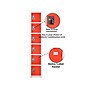 AdirOffice 72" 6-Tier Red Storage Locker (629-206-RED)~#|#~sp128645665_sc7