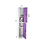 AdirOffice 72" 2-Tier Purple Storage Locker (629-202-PUR)~#|#~sp128645731_sc7