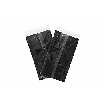 WeCare 4-ply Disposable Face Mask, Adult, Classic Black, 50/Box (WMN100086)