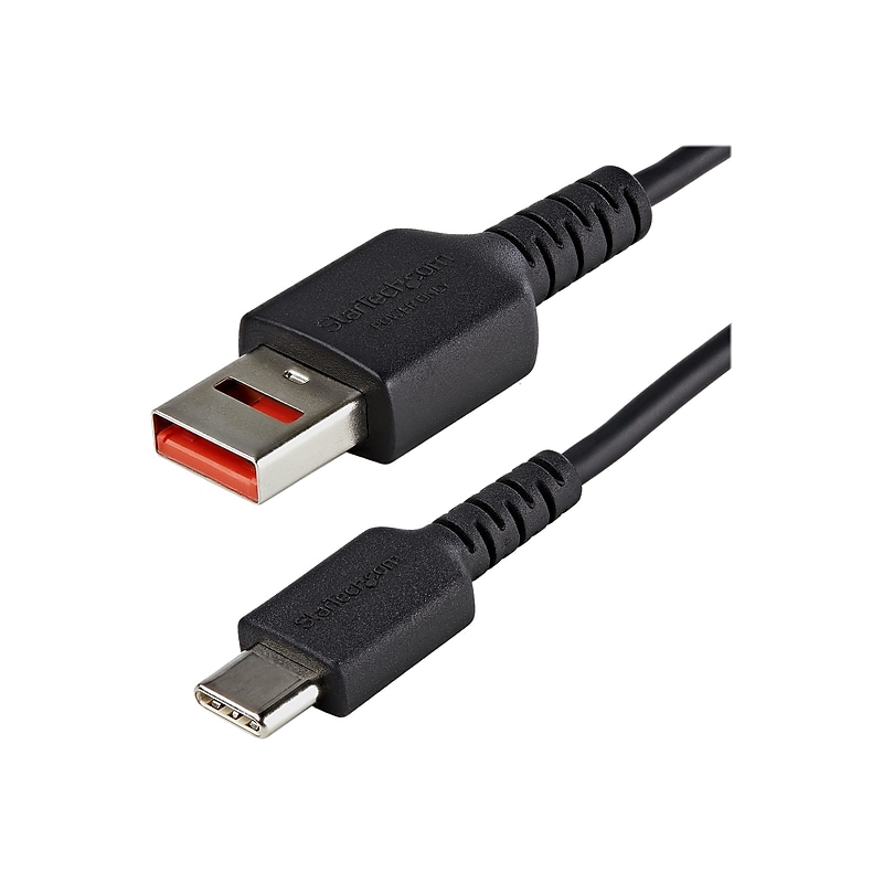 StarTech.com 3.3' USB A to C Cable, Black (USBSCHAC1M) image 1