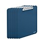 Poppin ABS Plastic Clipboard, Letter Size, Blue, 6/Pack (108686)~#|#~sp128817443_sc7