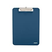Poppin ABS Plastic Clipboard, Letter Size, Blue, 6/Pack (108686)