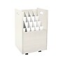 AdirOffice 20-Slot Mobile Roll File, 24.75"H x 15.25"W x 13.25"D, White (624-WHI)~#|#~sp129052938_sc7