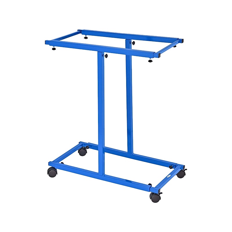 AdirOffice Steel Rolling Stand Plan Center, Blue (614-BLU) image 1
