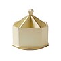 Martha Stewart 6-Compartment MDF Desk Caddy, Ivory/Gold (MS103K)~#|#~sp129052965_sc7