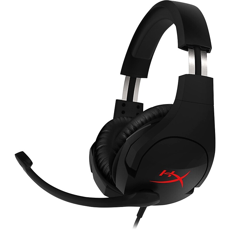 HyperX Cloud Stinger HX-HSCS-BK/NA Wired Over-the-head Stereo Gaming Headset, Black image 1