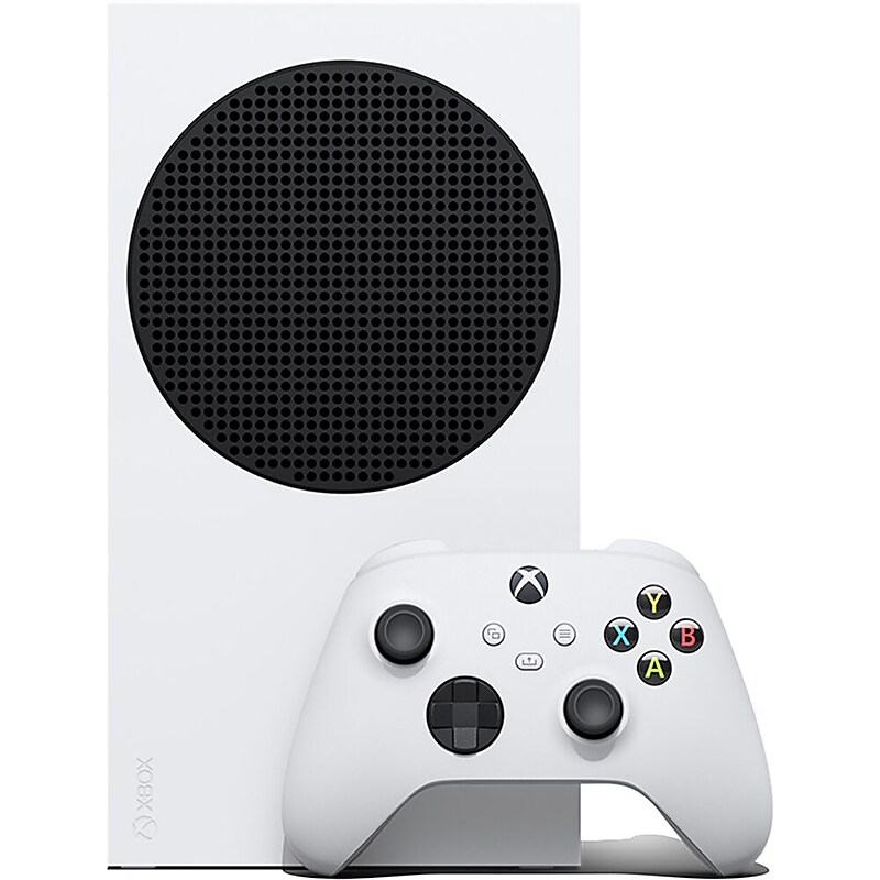 Microsoft Xbox Series S 512GB All-Digital Gaming Console & Wireless Game Pad, White (RRS-00001) image 1