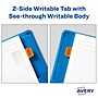 Avery UltraTabs Repositionable Mini Tabs, 1" x 1.5", Assorted Colors, 20 Tabs/Pad, 4 Pads (74763)~#|#~sp129134984_sc7