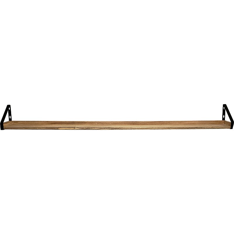 Eden Grove Shelving Wood Mounted Ledge, 60", Walnut (9602113E) image 1