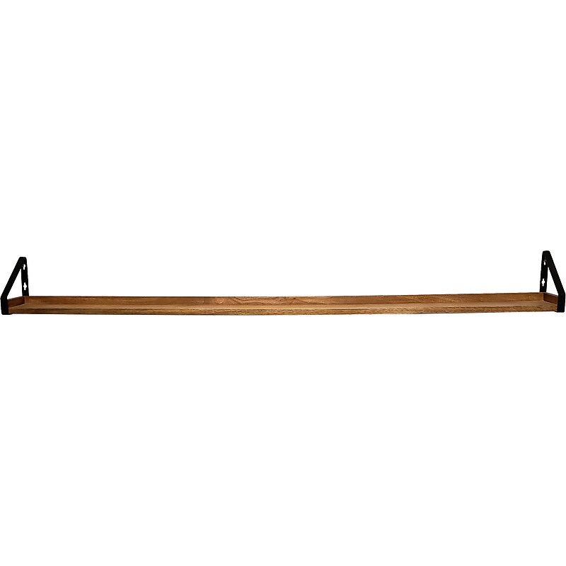 Eden Grove Shelving Wood Mounted Ledge, 60", Mango (9602107E) image 1