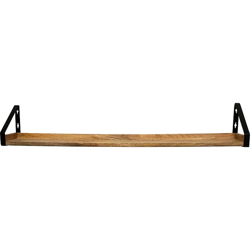 Eden Grove Shelving Wood Mounted Ledge, 36", Walnut (9602110E) image 1