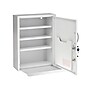 AdirMed Steel Medical Storage Cabinet with Dual Key Lock, 1.16 cu. ft. (999-06-WHI)~#|#~sp129135349_sc7