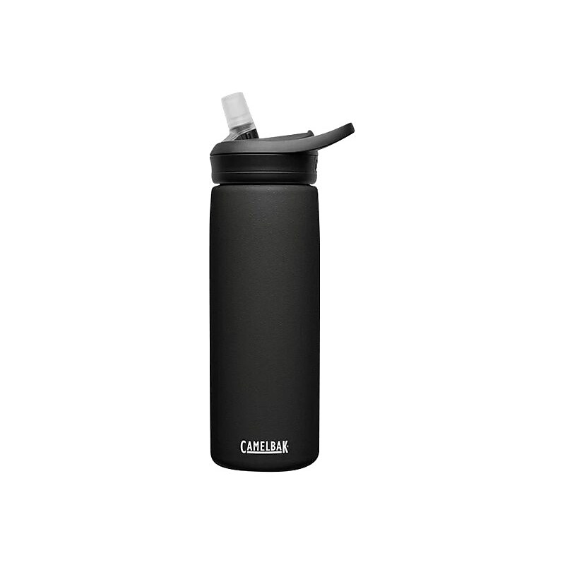 CamelBak Eddy+ Stainless Steel Vacuum Insulated Water Bottle, 20 oz., Black (1649001060) image 1