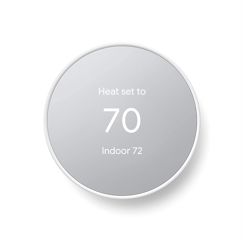 Google Nest WiFi Smart Thermostat, Snow White (5951743) image 1