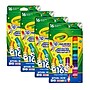 Crayola Pip-Squeaks Skinnies Washable Marker, Fine Tip, Assorted, 16/Box, 4 Boxes/Bundle (BIN588146)~#|#~sp129209079_sc7