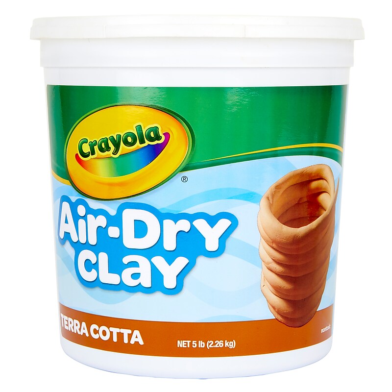 Crayola Air-Dry Clay, 5 lb. Tub, Terra Cotta (BIN572004) image 1