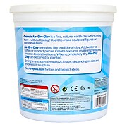 Crayola Air-Dry Clay, 5 lb. Tub, Terra Cotta (BIN572004)