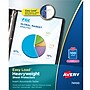 Avery Easy Load Heavyweight Sheet Protectors, 8.5" x 11", Diamond Clear, Acid-Free, 100/Box (74100)~#|#~sp129212878_sc7