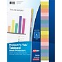 Avery Protect 'n Tab Heavyweight Sheet Protectors, 8-1/2" x 11", Clear, 1/Set (74161)~#|#~sp129213496_sc7