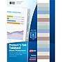 Avery Heavyweight Protect 'n Tab 5 Tabs, 8-1/2" x 11", Clear, 1/Set (74160)~#|#~sp129213983_sc7