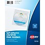 Avery Adhesive Holders for CD/DVD/Zip, Clear Vinyl, 10/Pack (73721)~#|#~sp129214158_sc7