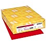 Astrobrights 30% Recycled Colored Paper, 24 lbs., 8.5" x 11", Re-Entry Red, 500 Sheets/Ream, 10 Reams/Carton (22551)~#|#~sp129217086_sc7