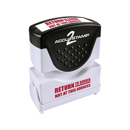 Accu-Stamp 2 Pre-Inked Stamp, “Return to Sender Not at This Address