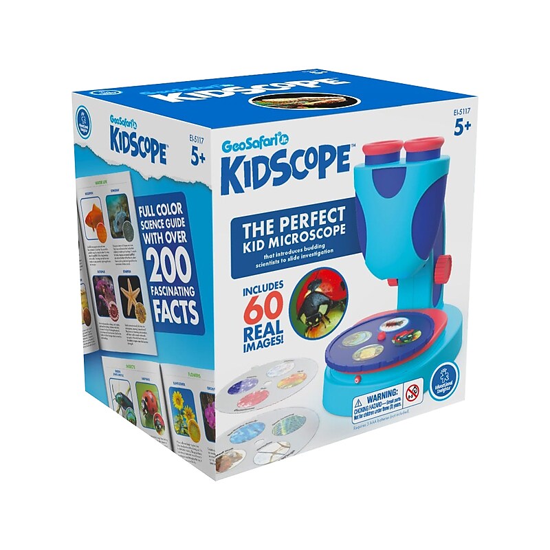 Educational Insights GeoSafari Jr. Kidscope, Blue/Navy/Red (5117) image 1