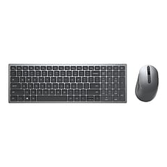 Dell Multi-Device Wireless Keyboard and Combo Optical Mouse, Gray