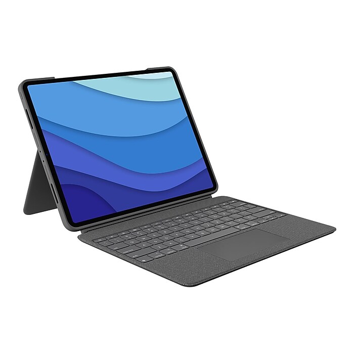 Logitech Combo Touch, Woven Fabric Keyboard Folio for 12.9