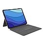 Logitech Combo Touch, Woven Fabric Keyboard Folio for 12.9" iPad Pro, Oxford Gray (920-010097)~#|#~sp129384525_sc7