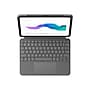 Logitech Combo Touch, Woven Fabric Keyboard Folio for 11" iPad Pro, Oxford Gray (920-010095)~#|#~sp129384535_sc7