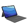 Logitech Combo Touch, Woven Fabric Keyboard Folio for 11" iPad Pro, Oxford Gray (920-010095)~#|#~sp129384536_sc7