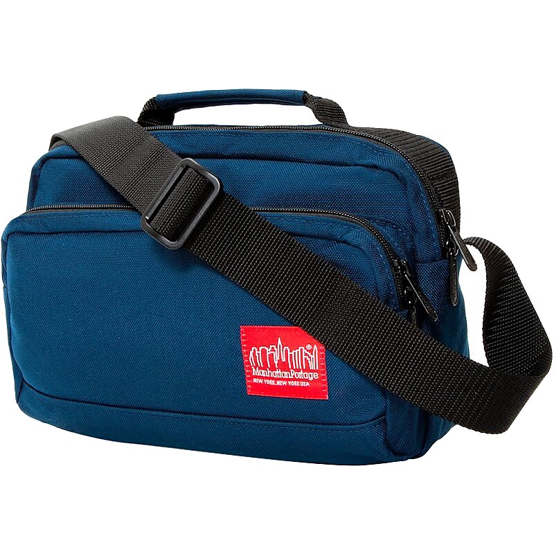 Manhattan Portage Shaw Fabric Messenger Bag, Navy (1469 NVY) image 1