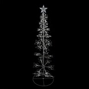 Sienna 6' Cool White LED Lighted Outdoor Meteor Effect Snowflake Hoop...