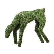 Northlight 42 inch Pre Lit Boxwood Feeding Reindeer Outdoor Christmas Decoration...