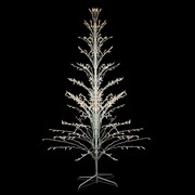 Northlight 9' Clear Lighted Christmas Cascade Twig Tree Outdoor Yard Art...