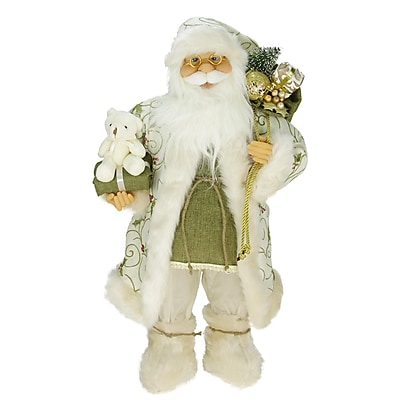 Northlight Musical Standing Santa Claus Christmas Figure with Nice List