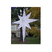 GKI/Bethlehem Lighting 48 inch LED Lighted White and Silver Moravian Star...
