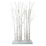 Northlight 4' LED Lighted White Twig Tree Cluster Outdoor Christmas Yard...