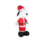 Arett Sales 3.5' Inflatable Peanuts LED Lighted Snoopy Santa Claus...