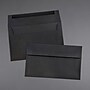 JAM Paper A9 Invitation Envelopes, 5.75 x 8.75, Black Linen, Bulk 250/Box (900906807H)~#|#~sp129636710_sc7