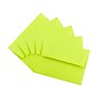 JAM Paper A2 Colored Invitation Envelopes, 4.375 x 5.75, Ultra Lime Green, 50/Pack (WDBH610I)~#|#~sp129636736_sc7
