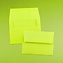 JAM Paper A2 Colored Invitation Envelopes, 4.375 x 5.75, Ultra Lime Green, 50/Pack (WDBH610I)~#|#~sp129636737_sc7